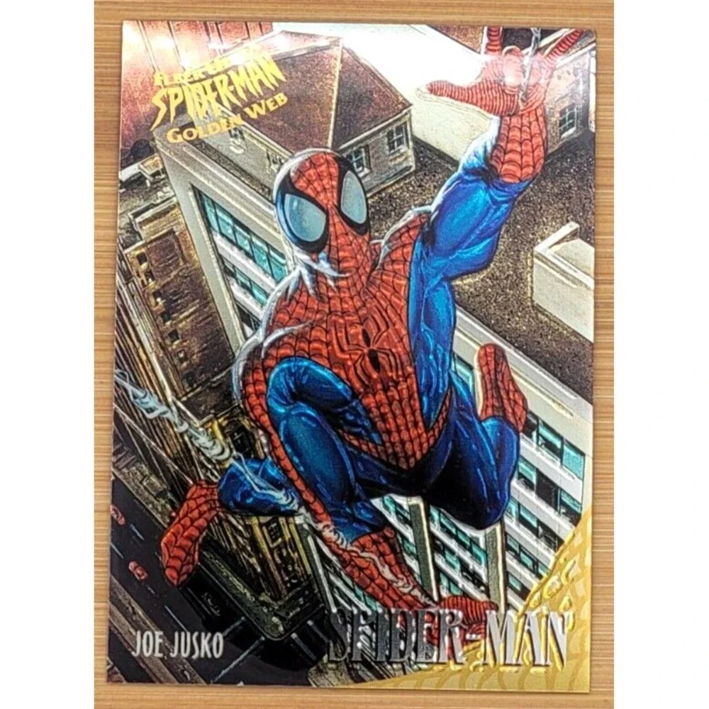 1995 FLEER ULTRA SPIDER-MAN SPIDER-MAN‎ GOLDEN WEB LIMITED EDITION 7 OF 9